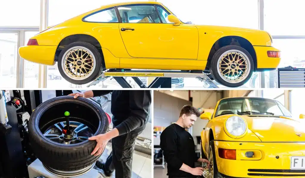 Hoidamme ammattitaitoiset Porsche rengas ja vannepalvelut